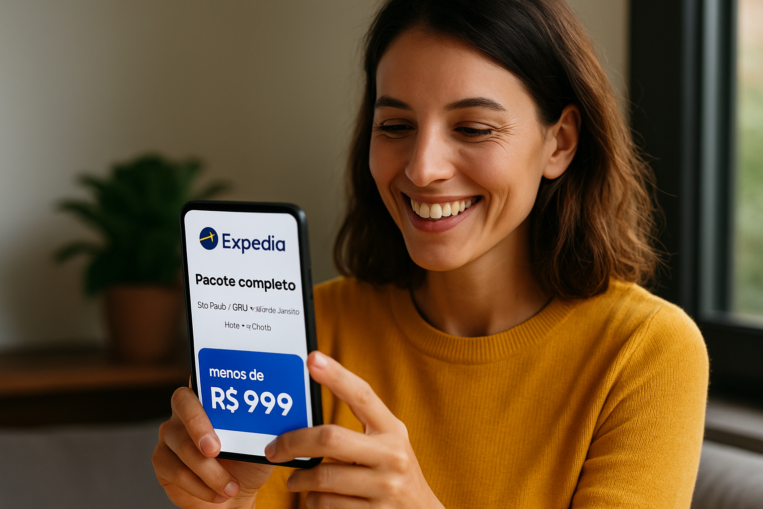 Expedia libera pacote completo com voo e hotel abaixo de R$ 999