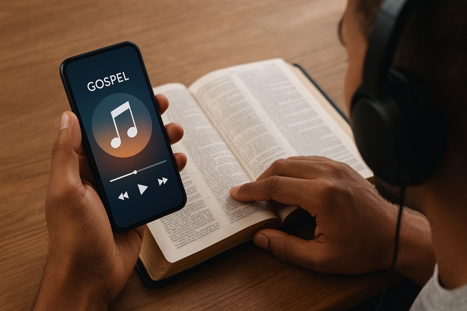 Have you ever felt God through a gospel song or a verse from the Bible?