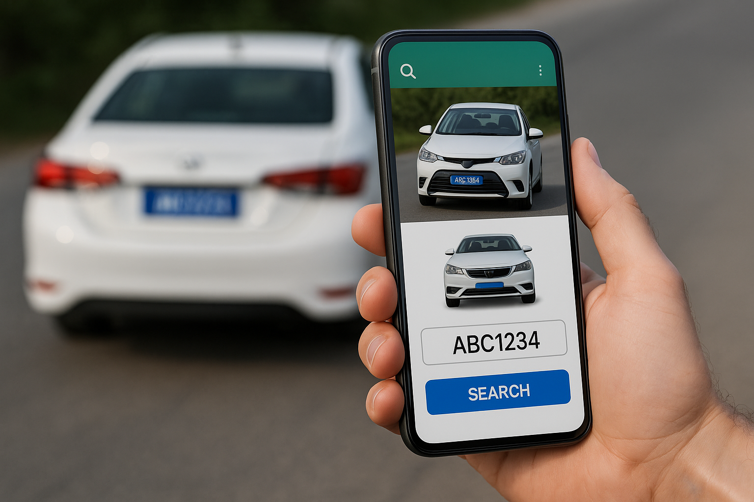 Solicitud para consultar matrículas de vehículos